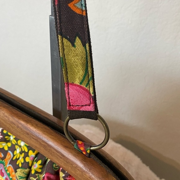 Binny Boho Floral Fabric Shoulder Bag - Picture 5 of 12